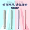 Mini portable women's hair straightening and curling irons, dual-purpose curling irons, air bangs straightening irons, small straightening irons details Picture